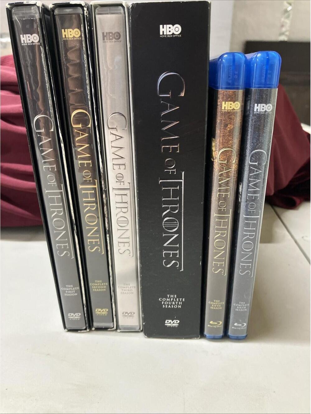 Game of Thrones Complete DVD Seasons 1-6 Boxed Sets EUC